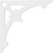 Ekena Millwork Sellek Architectural Grade PVC Bracket, 5/8"W X 22"D X 22"H BKTP01X22X22SK - alternate 4